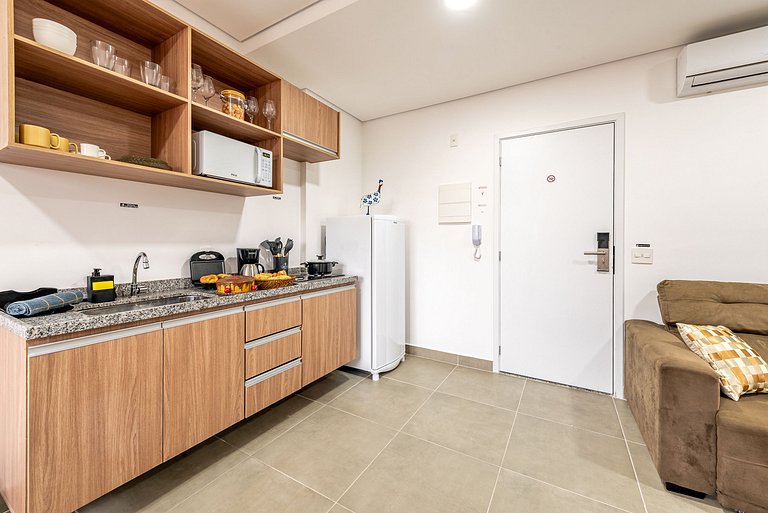 Apê Completo em SBC | Piscina + Vaga + AC e Wi-Fi