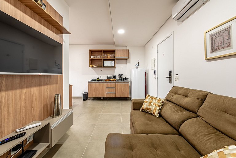 Apê Completo em SBC | Piscina + Vaga + AC e Wi-Fi