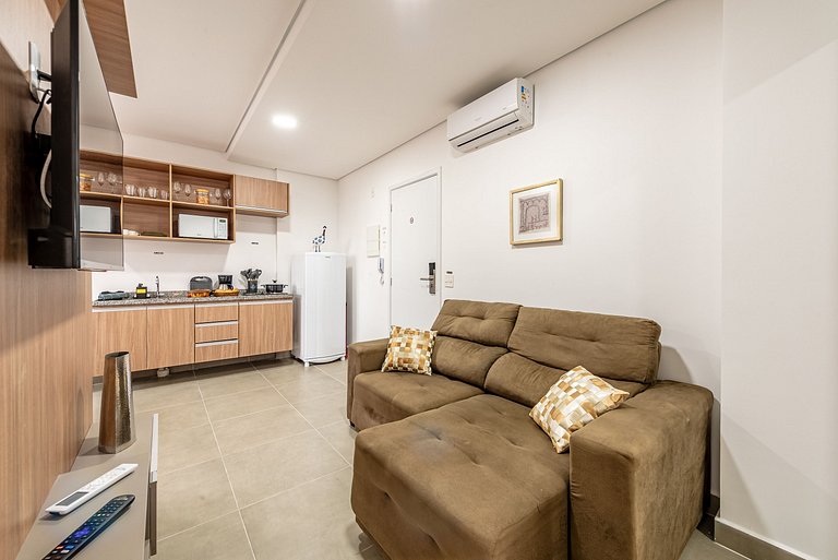 Apê Completo em SBC | Piscina + Vaga + AC e Wi-Fi