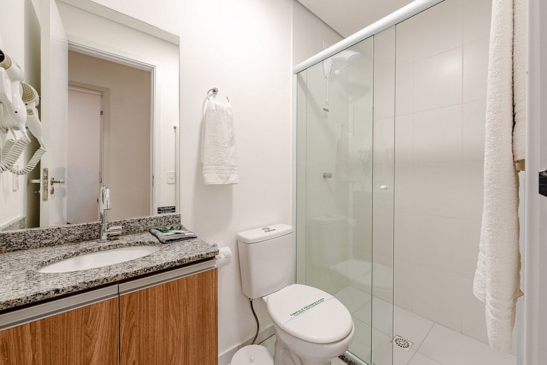 Apê Completo em SBC | Piscina + Vaga + AC e Wi-Fi