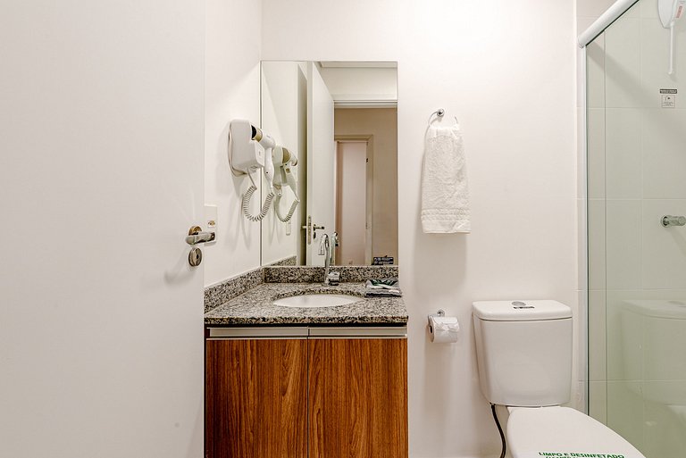 Apê Completo em SBC | Piscina + Vaga + AC e Wi-Fi