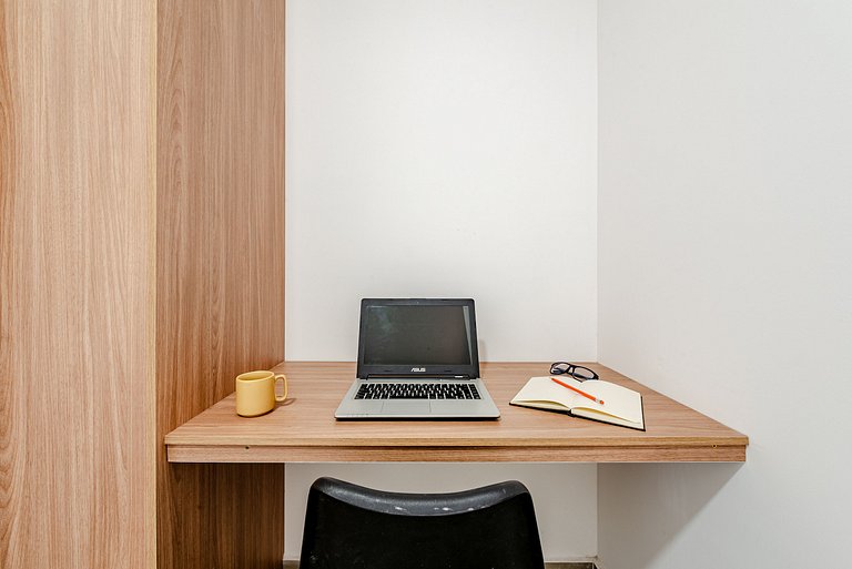 Apê Completo em SBC | Piscina + Vaga + AC e Wi-Fi