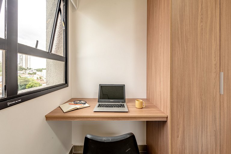 Apê Completo em SBC | Piscina + Vaga + AC e Wi-Fi