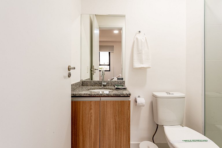 Apê Completo em SBC | Piscina + Vaga + AC e Wi-Fi