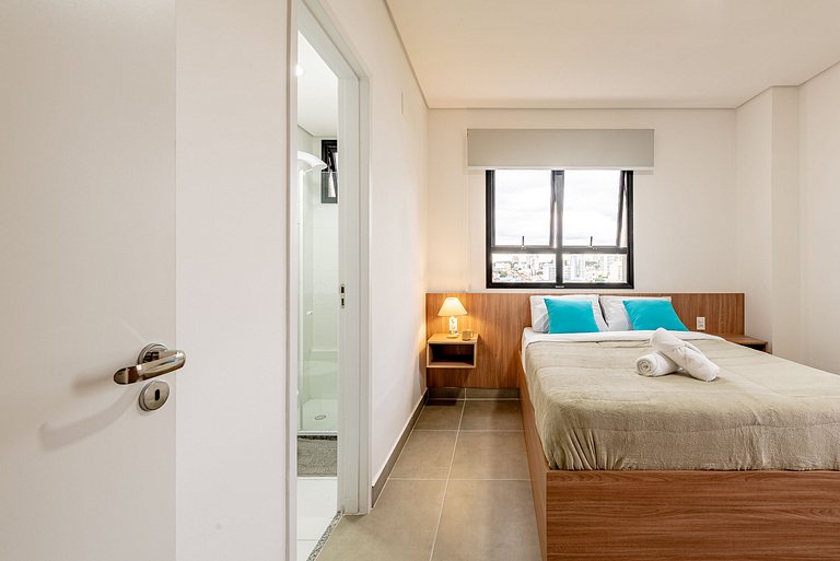 Apê Completo em SBC | Piscina + Vaga + AC e Wi-Fi