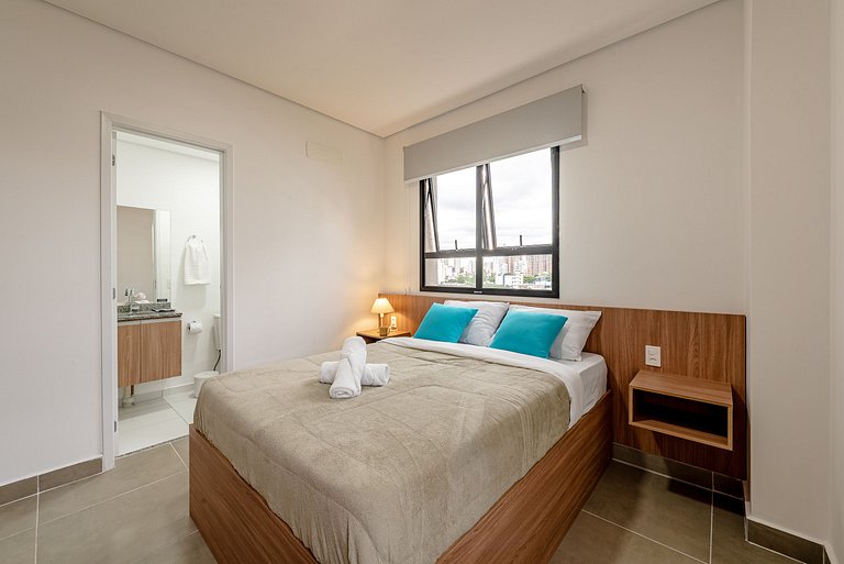 Apê Completo em SBC | Piscina + Vaga + AC e Wi-Fi