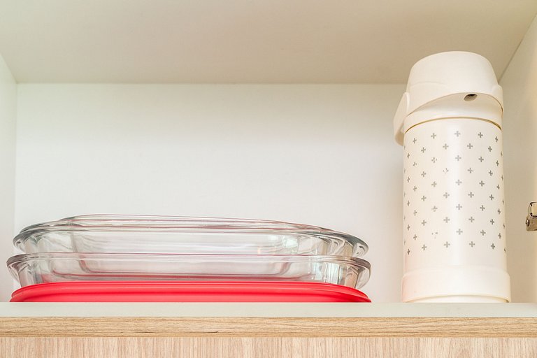 Apê Vista Mar c/ Varanda Chef + A/C + Vaga e Wi-Fi