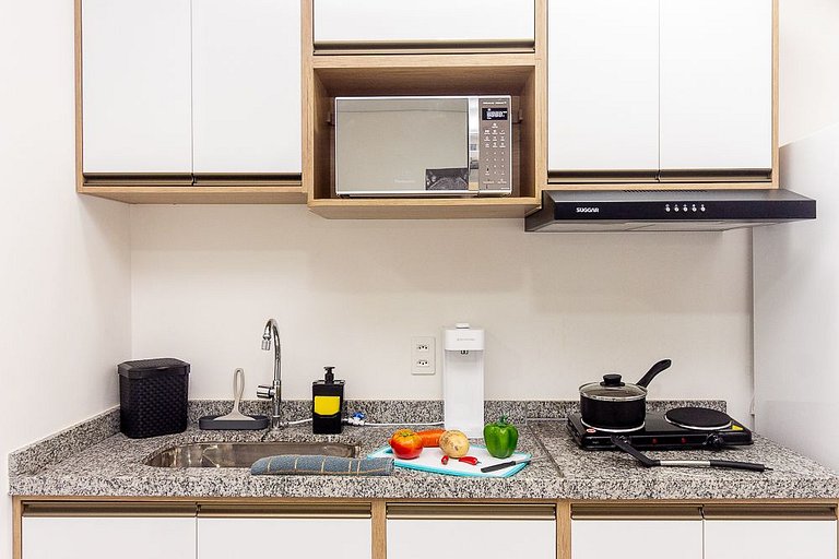 Apê no Centro SBC | Ar, Piscina, Academia e Vaga