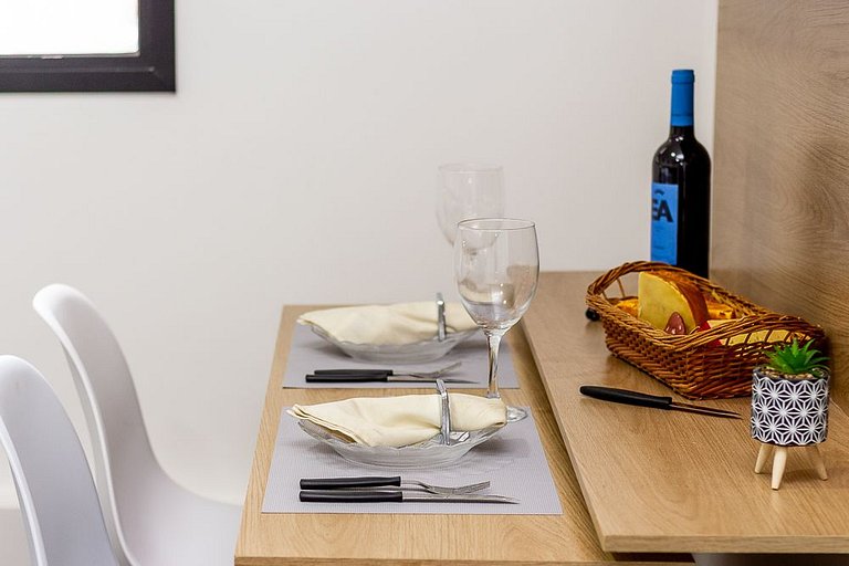 Apê no Centro SBC | Ar, Piscina, Academia e Vaga