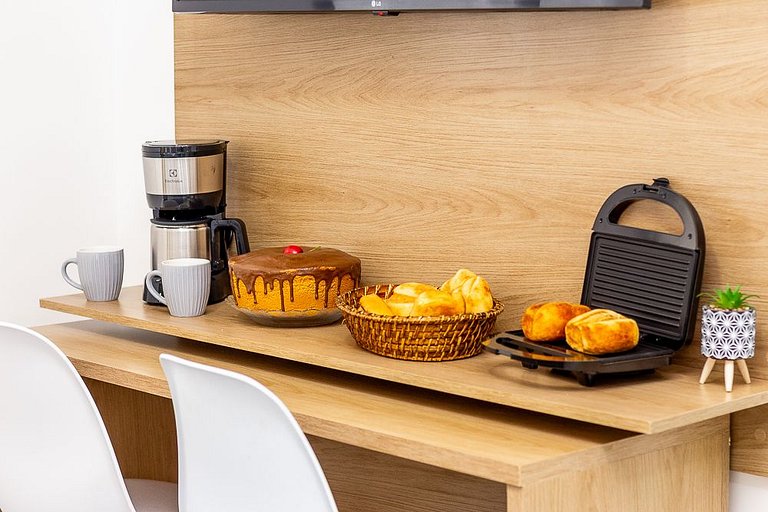 Apê no Centro SBC | Ar, Piscina, Academia e Vaga