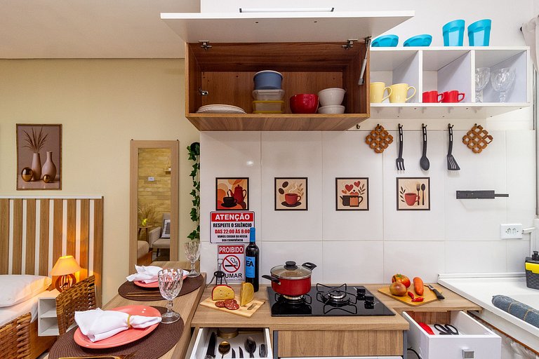 Vilinha Pauliceia | Kitnet com Wi-Fi em SBC