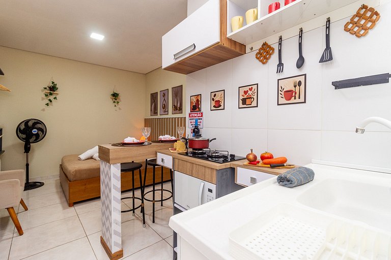 Vilinha Pauliceia | Kitnet com Wi-Fi em SBC