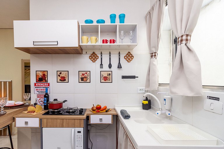 Vilinha Pauliceia | Kitnet com Wi-Fi em SBC