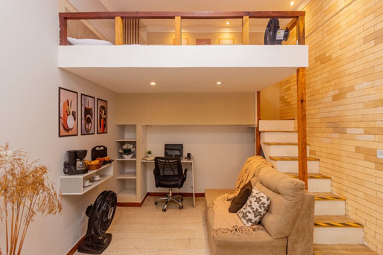 Vilinha Pauliceia | Loft em SBC + Wi-Fi