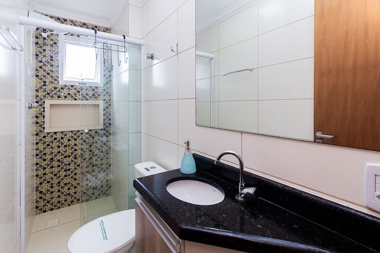 Apê Top | Varanda Chef c Churrasqueira + Vaga e AC