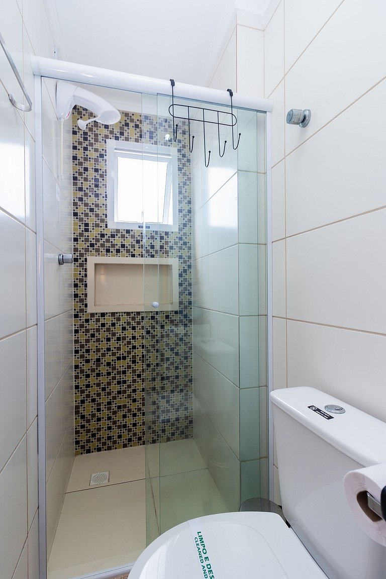 Apê Top | Varanda Chef c Churrasqueira + Vaga e AC