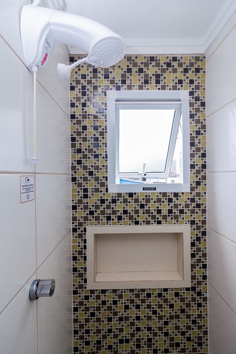 Apê Top | Varanda Chef c Churrasqueira + Vaga e AC