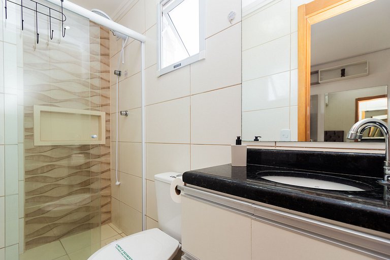 Apê Top | Varanda Chef c Churrasqueira + Vaga e AC