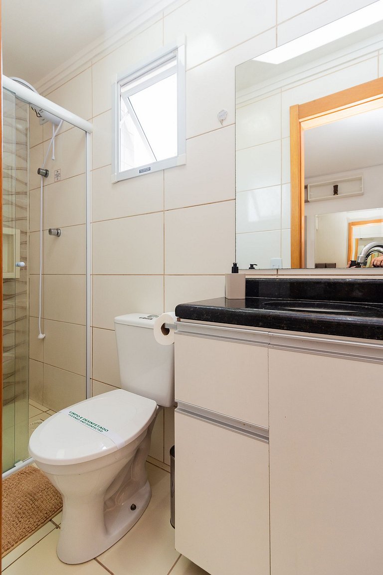 Apê Top | Varanda Chef c Churrasqueira + Vaga e AC