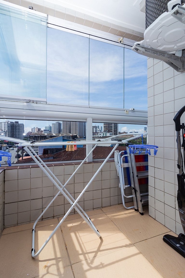 Apê Top | Varanda Chef c Churrasqueira + Vaga e AC