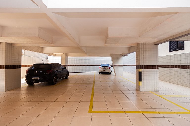 Apê Top | Varanda Chef c Churrasqueira + Vaga e AC