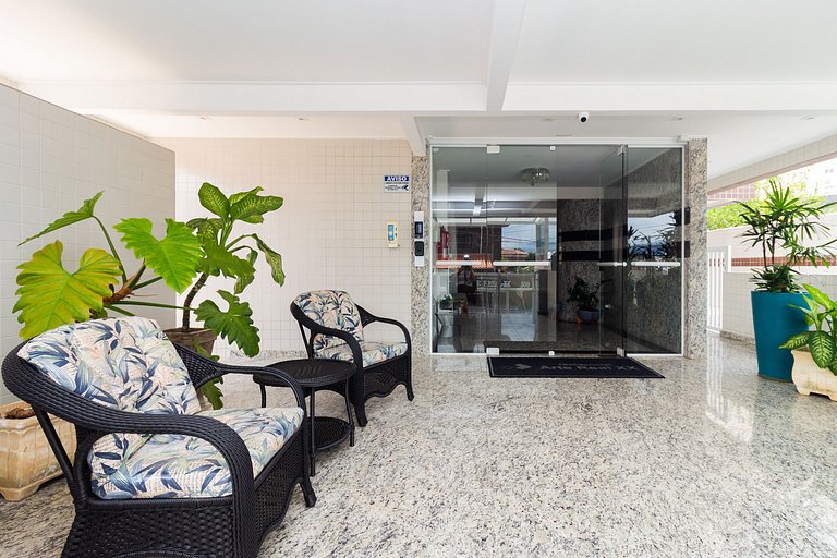 Apê Top | Varanda Chef c Churrasqueira + Vaga e AC