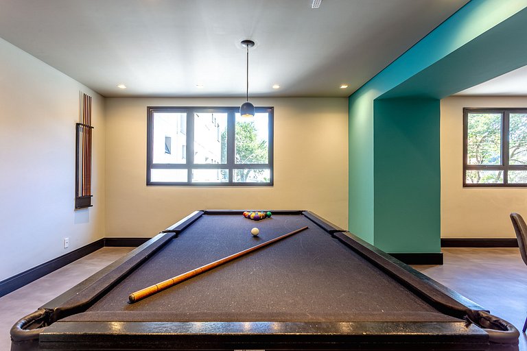 Studio Exclusivo em SBC | Piscina + Academia + AC