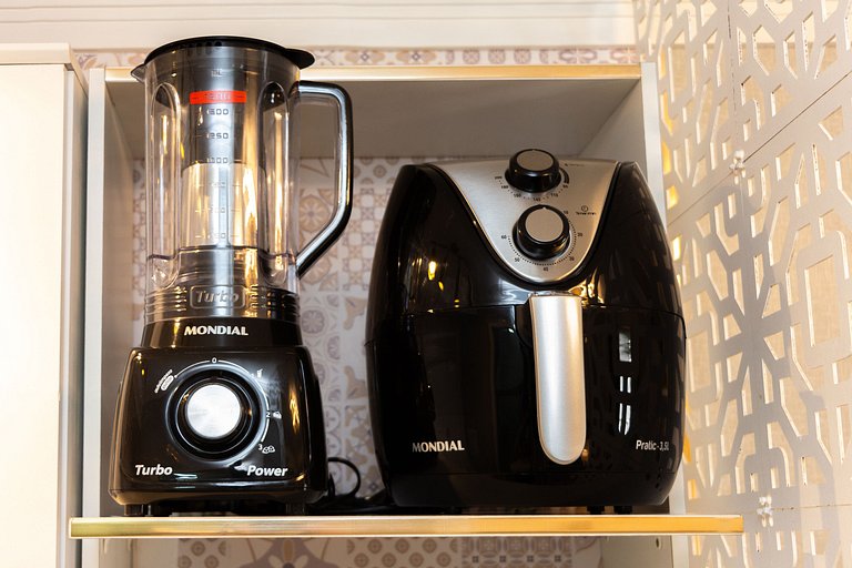 Studio a 4 min do Metrô c/ Varanda + Academia + Ar