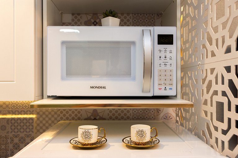 Studio a 4 min do Metrô c/ Varanda + Academia + Ar