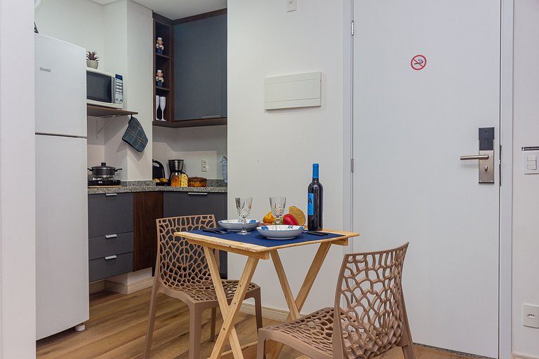 Studio Prime | Wi-Fi, Piscina, Academia e AC - SBC