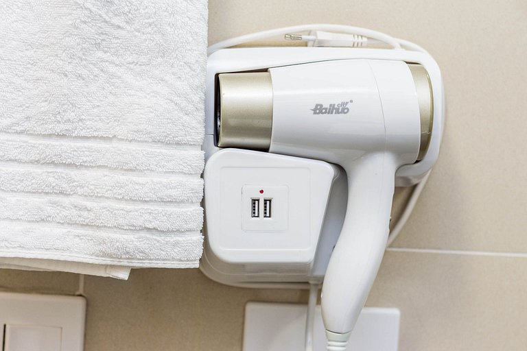 Apê Triplo SBC c/ Piscina + Vista + A/C e Wi-Fi