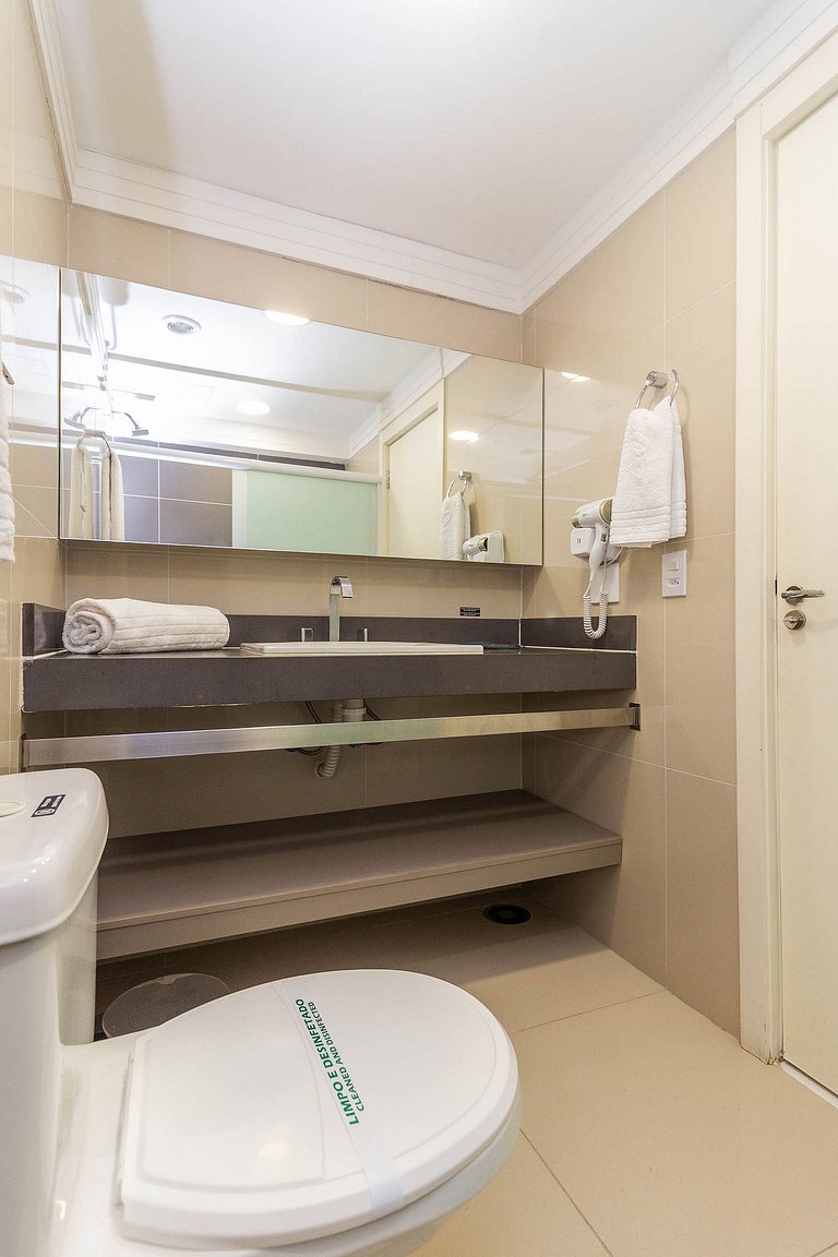 Apê TOP c/ Vista em SBC | Piscina + A/C e Wi-Fi
