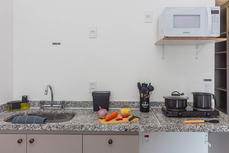 Apê TOP c/ Vista em SBC | Piscina + A/C e Wi-Fi