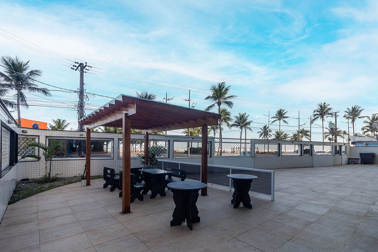 Pé na Areia c/ Vista Mar, Ar e Wi-Fi | Guilhermina