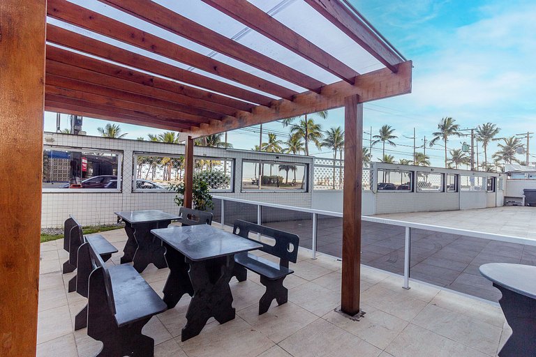 Pé na Areia c/ Vista Mar, Ar e Wi-Fi | Guilhermina
