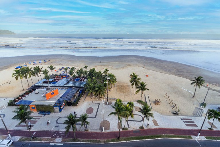 Pé na Areia c/ Vista Mar, Ar e Wi-Fi | Guilhermina