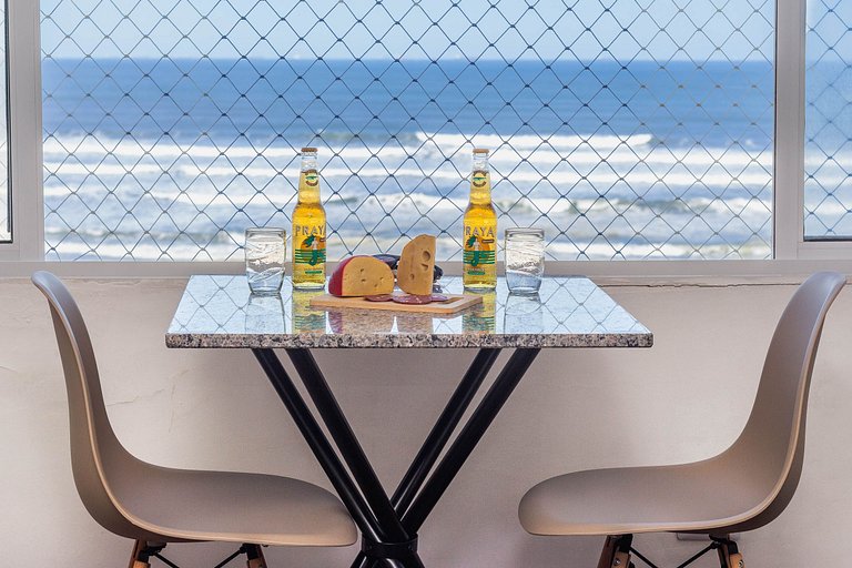 Pé na Areia c/ Vista Mar, Ar e Wi-Fi | Guilhermina