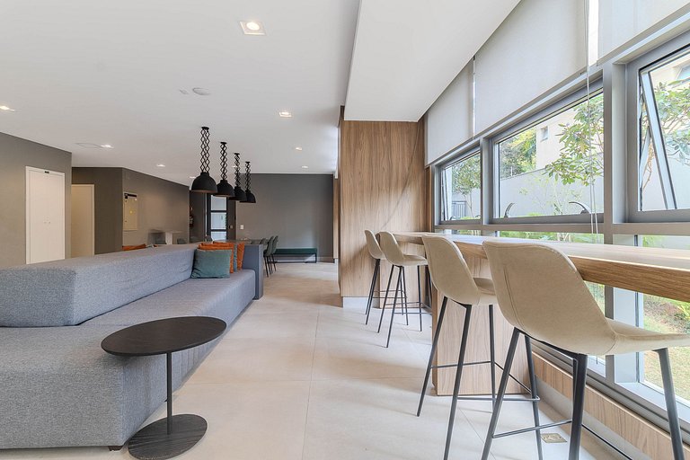 Apê c/ Wi-Fi | Bairro Residencial + Congonhas 4 km