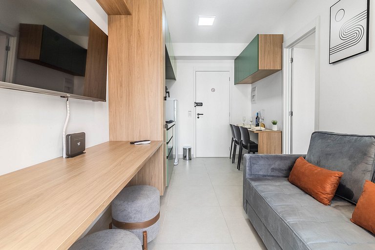 Apê c/ Wi-Fi | Bairro Residencial + Congonhas 4 km