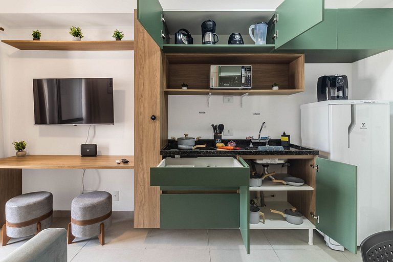 Apê c/ Wi-Fi | Bairro Residencial + Congonhas 4 km