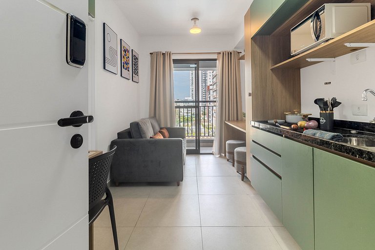 Apê c/ Wi-Fi | Bairro Residencial + Congonhas 4 km