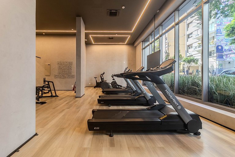 Studio Pinheiros A/C + Wi-Fi | Metrô Oscar Freire