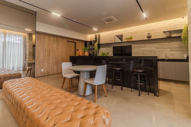 Studio c/ Piscina perto do Metrô e da Av. Paulista